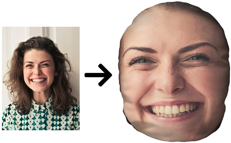 Ansiktskudde med din egen bild