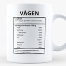 Porslinsmugg med stjärntecknet Vågen