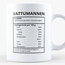 Porslinsmugg med stjärntecknet Vattumannen