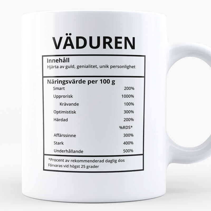 Porslinsmugg med stjärntecknet Väduren