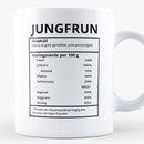 Porslinsmugg med stjärntecknet Jungfrun