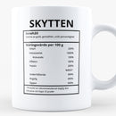 Porslinsmugg med stjärntecknet Skytten