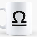 Porslinsmugg med stjärntecknet Vågen