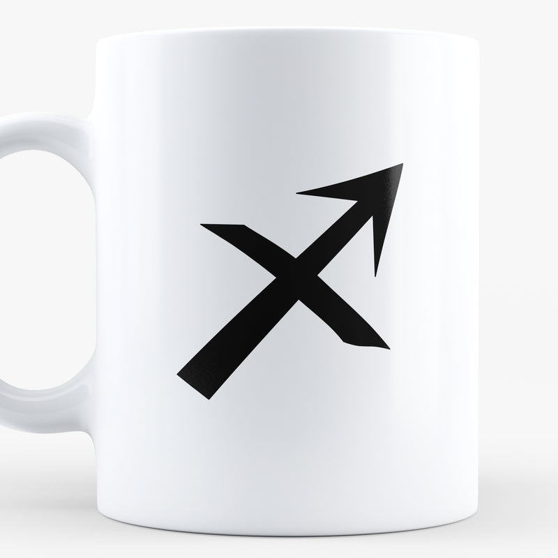 Porslinsmugg med stjärntecknet Skytten