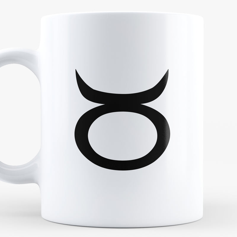 Porslinsmugg med stjärntecknet Oxen