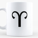 Porslinsmugg med stjärntecknet Väduren