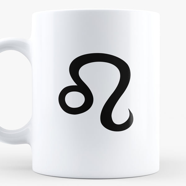 Porslinsmugg med stjärntecknet Lejonet