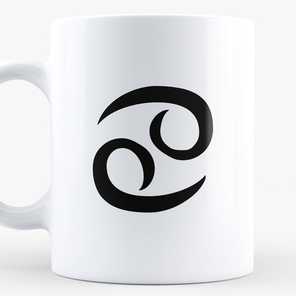 Porslinsmugg med stjärntecknet Kräftan