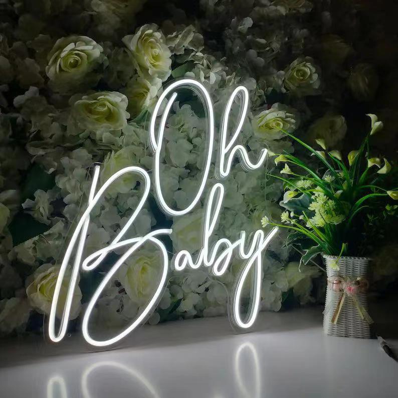Oh Baby - neonskylt
