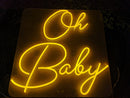 Oh Baby - neonskylt