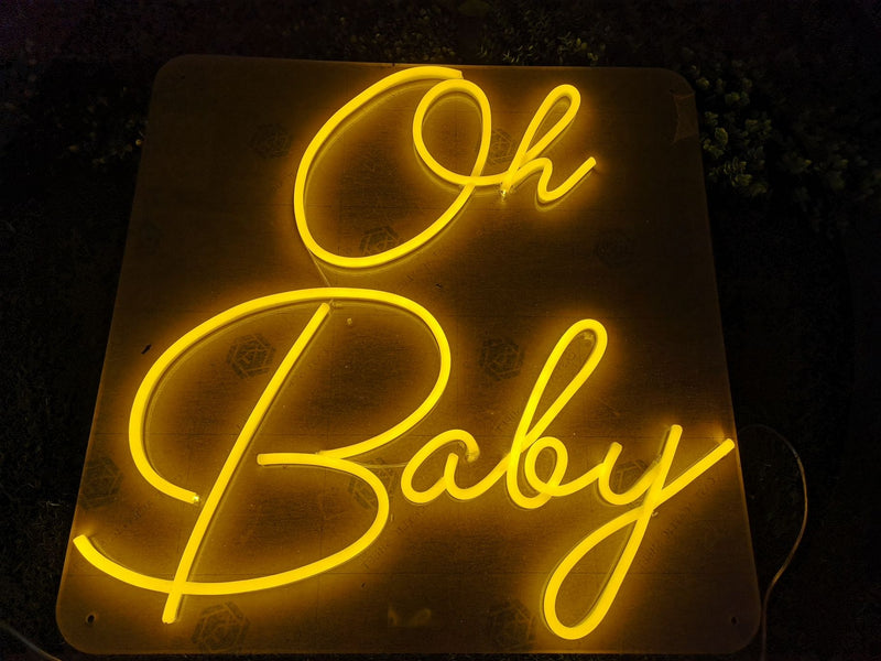 Oh Baby - neonskylt