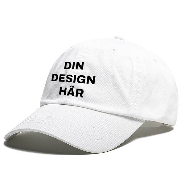 Vit keps - Din design