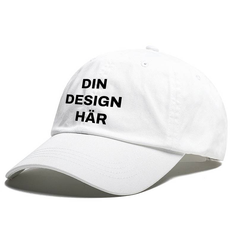 Vit keps - Din design
