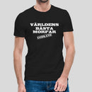 T-shirt med texten "Världens bästa morfar"