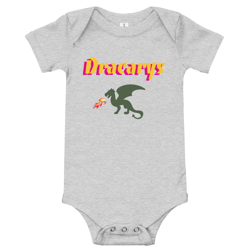 Babybody med texten "Dracarys"