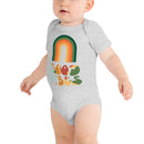 Babybody med texten "Good vibes"