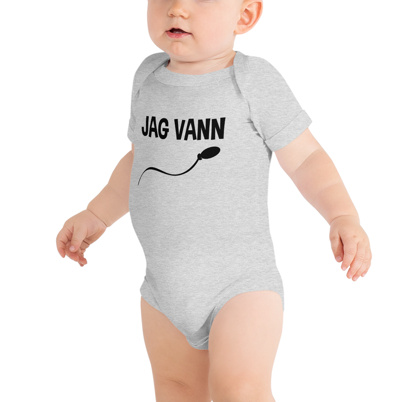 Babybody med texten "Jag vann"