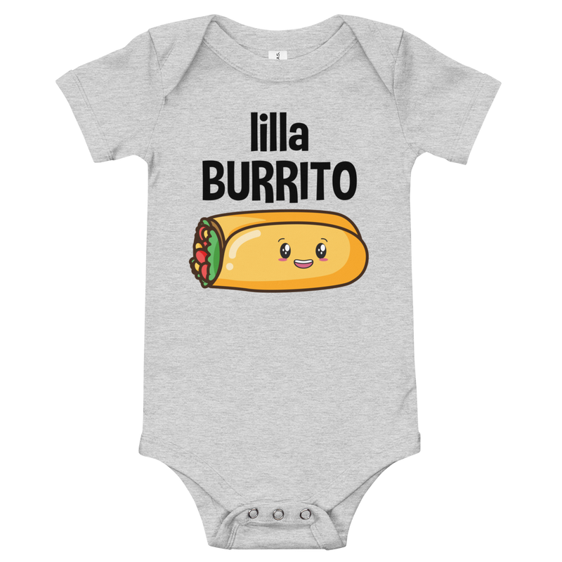 Babybody med texten "lilla Burrito"