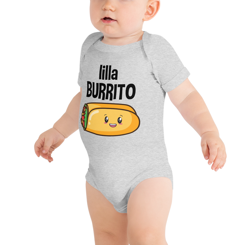 Babybody med texten "lilla Burrito"
