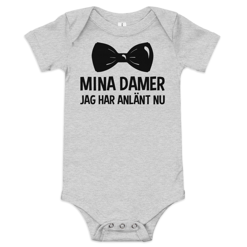 Babybody med texten "Mina damer"