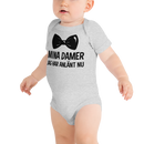 Babybody med texten "Mina damer"