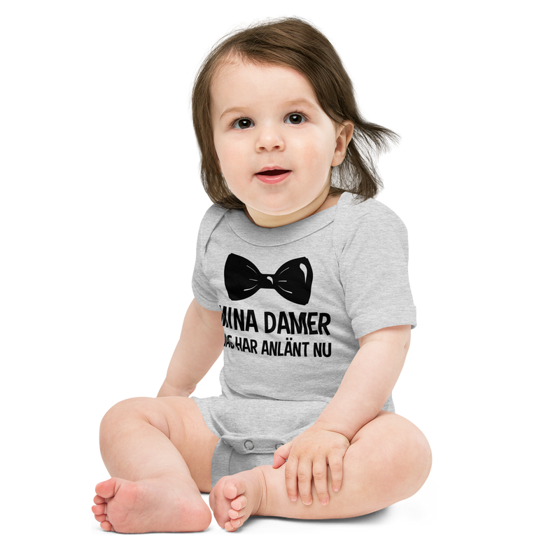 Babybody med texten "Mina damer"