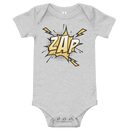 Babybody med texten "ZAP"