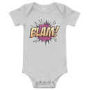 Babybody med texten "BLAM!"