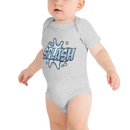 Babybody med texten "SPLASH"