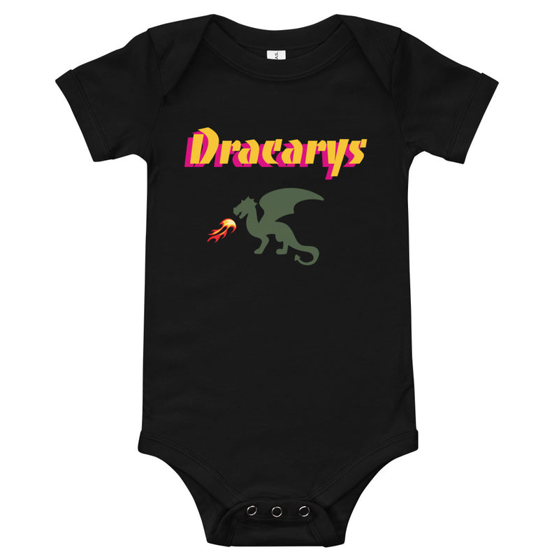 Babybody med texten "Dracarys"