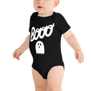 Babybody med texten "Booo"