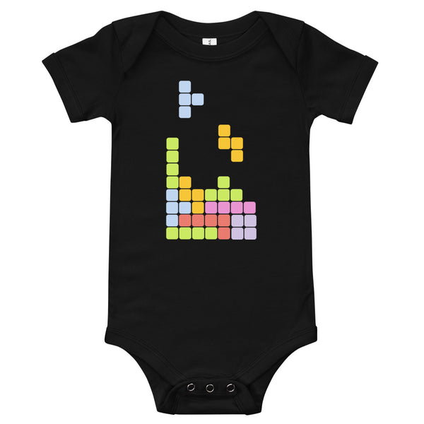 Babybody med tetris