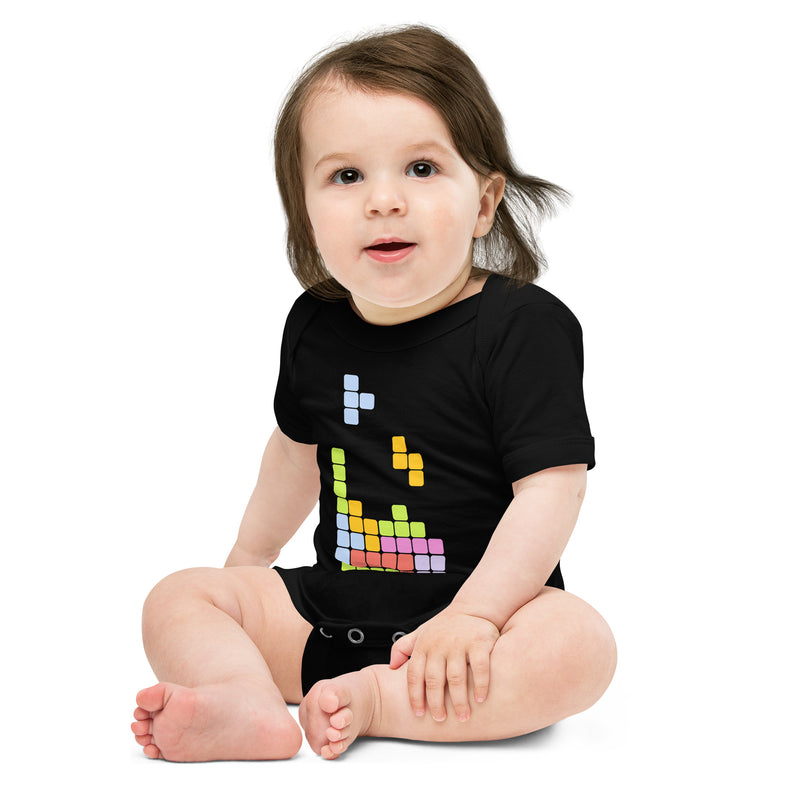 Babybody med tetris