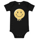 Babybody med smältande smiley