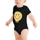 Babybody med smältande smiley