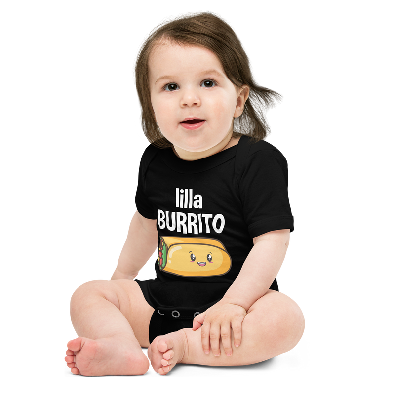 Babybody med texten "lilla Burrito"