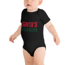 Babybody med texten "Santas little helper"