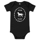 Babybody med texten "YEE HAW"