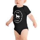 Babybody med texten "YEE HAW"