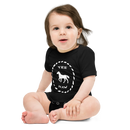 Babybody med texten "YEE HAW"