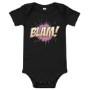 Babybody med texten "BLAM!"