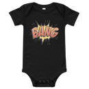 Babybody med texten "BANG"