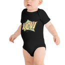 Babybody med texten "WOW"