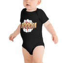 Babybody med texten "BOOM"