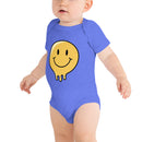 Babybody med smältande smiley