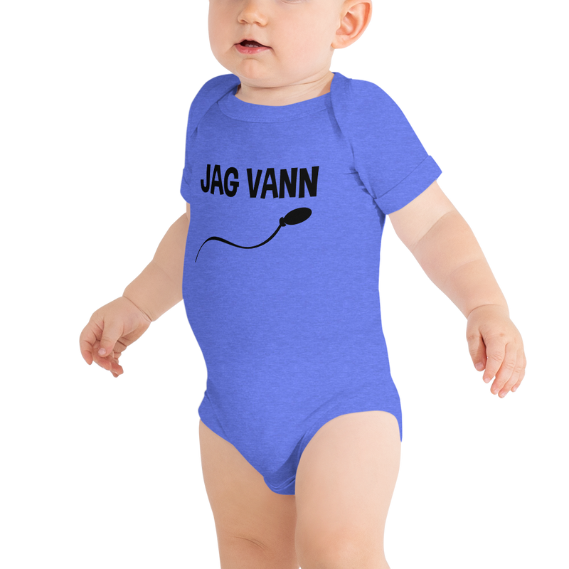 Babybody med texten "Jag vann"