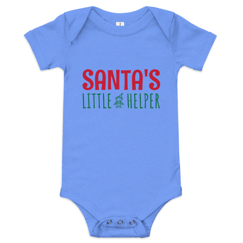 Babybody med texten "Santas little helper"