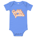 Babybody med texten "Gobble gobble"