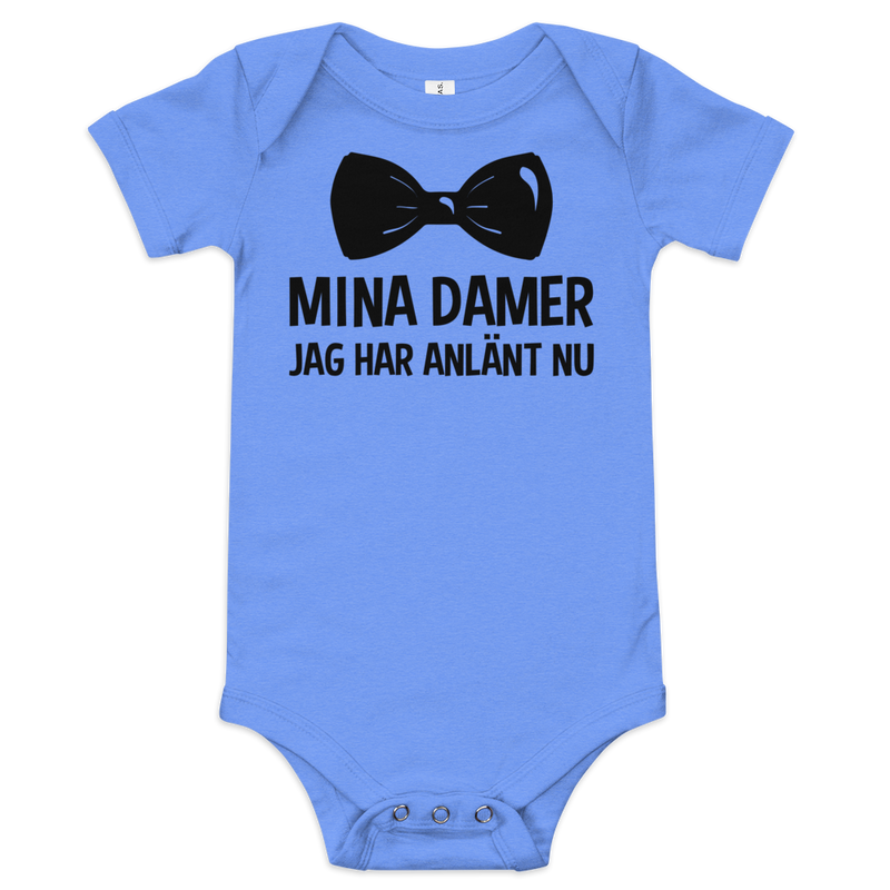 Babybody med texten "Mina damer"