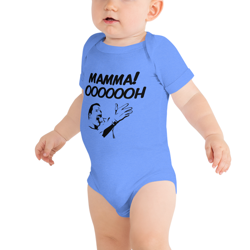 Babybody med texten "Mamma oooooh!"